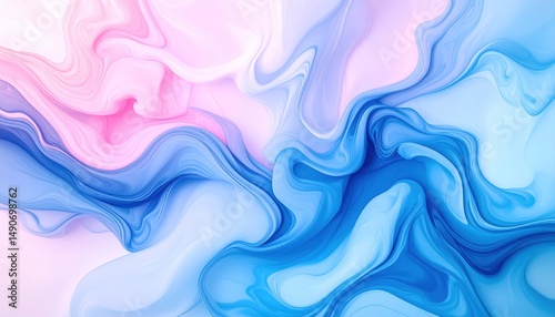 Wallpaper Mural Abstract Liquid Paint Swirls. Torontodigital.ca