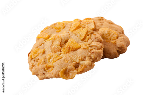 chocolate chip cookie isolated