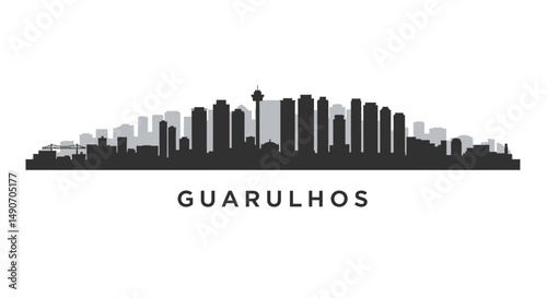 Guarulhos Skyline with Brazil Cityscape, and Urban Landscape.