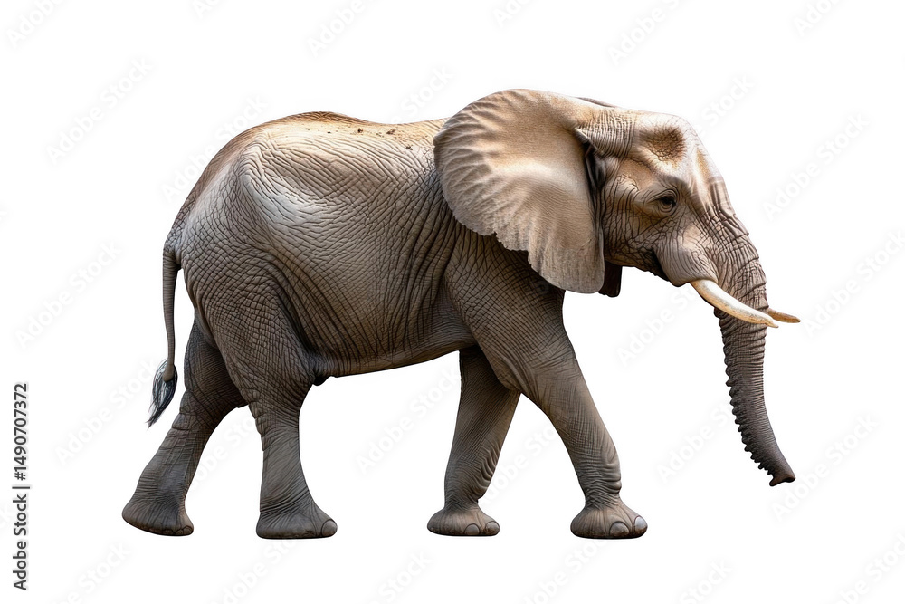 Obraz premium Elephant Walks Proudly With Majestic Appearance And Wild Theme