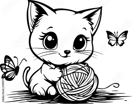 Graffiti cat graphic vector design