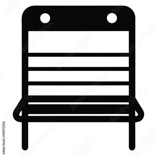 baker element isolated oven rack on white background