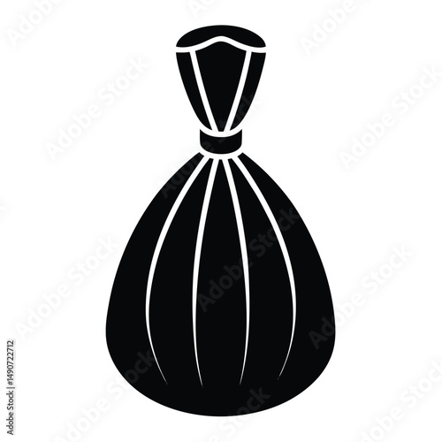 baker element isolated pastry bag on white background