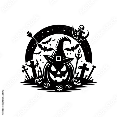 halloween vector illustration