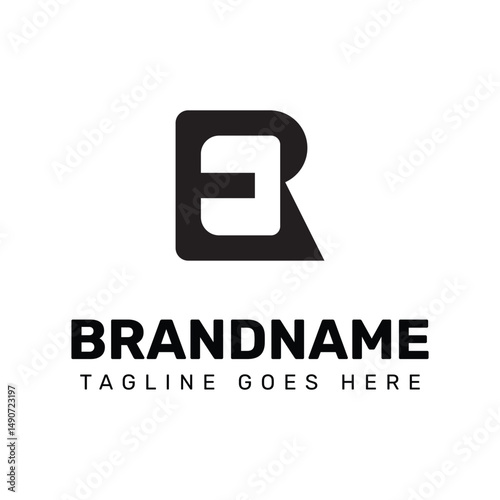 Letters ER Monogram Logo, suitable for any business with ER or RE initials