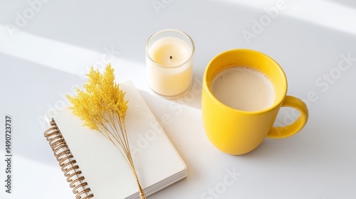 Morning Coffee Ritual Cozy Home Lifestyle Image Bright Environment Tranquil Viewpoint Fresh Start Concept