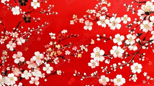 red flower background