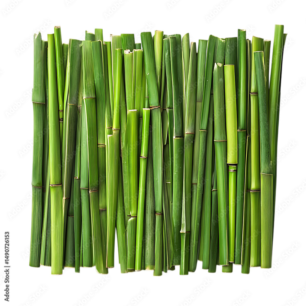 Fototapeta premium Green bamboo stalks