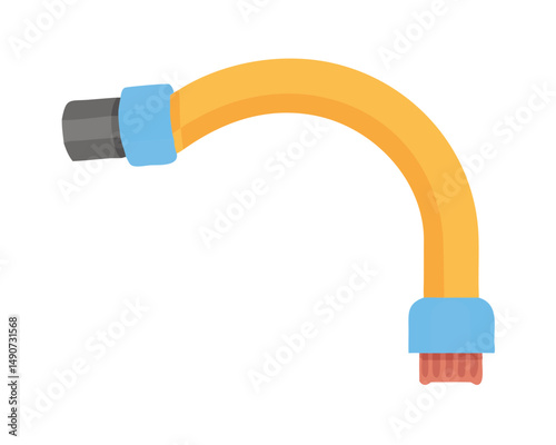 Isometric Gooseneck Flexible Hose Pipe with Connectors for Plumbing and Appliances 