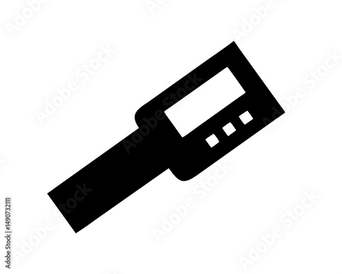 Silhouette Digital Vernier Caliper Icon for Precision Measurement