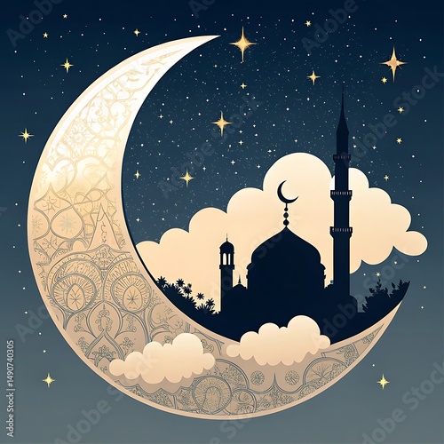 moon and stars