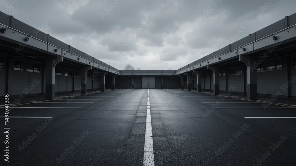 Obraz premium Rooftop park area simetris large