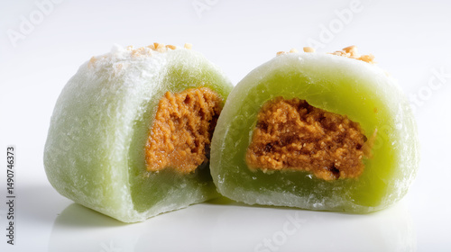 Wallpaper Mural Green Mochi with Peanut Filling Torontodigital.ca