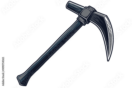 Construction wood cutter axe icon | Black Vector illustration |