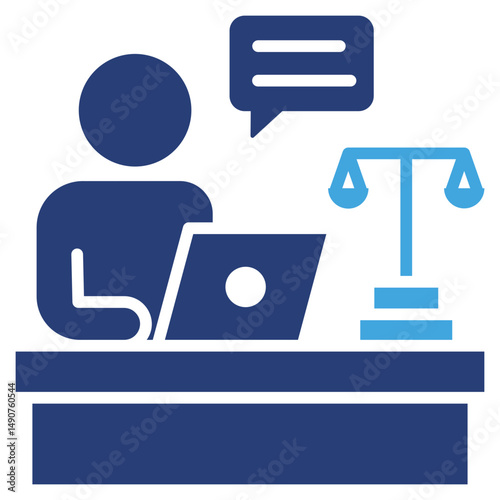 Administrative Two Color Icon