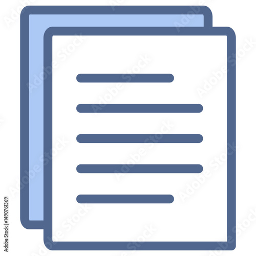 Copy Blue Icon