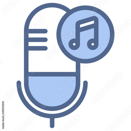 Music Blue Icon