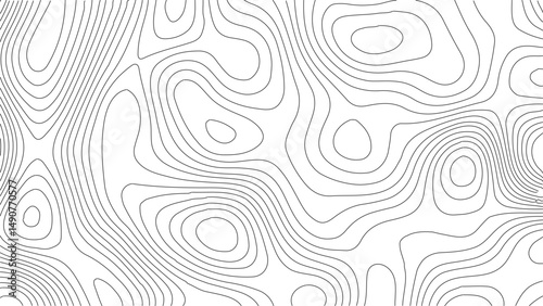 Topographic Vector Contour Map with Mountain Wave Relief Abstract Topographic Wave Grid – Vector Contour Mountain MapMountain Relief in Vector Contour Style – Topographic Wave Grid Background