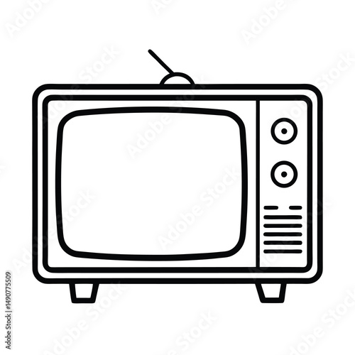 retro tv set