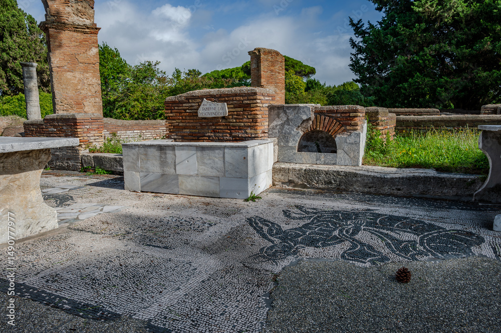 Ostia, Lazio. Archaeological Park of Ostia Antica Ostia, Lazio. Archaeological Park of Ostia Antica