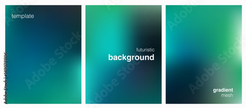 Abstract vector illustration with a smooth blue-green gradient mesh, creating a modern, minimal, and versatile background for graphic or web design projects, presentations, or digital art uses.