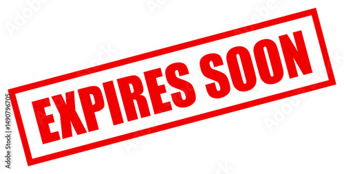 Expires soon vector stamp