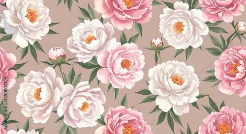 Wallpaper Mural 牡丹の調べ Torontodigital.ca