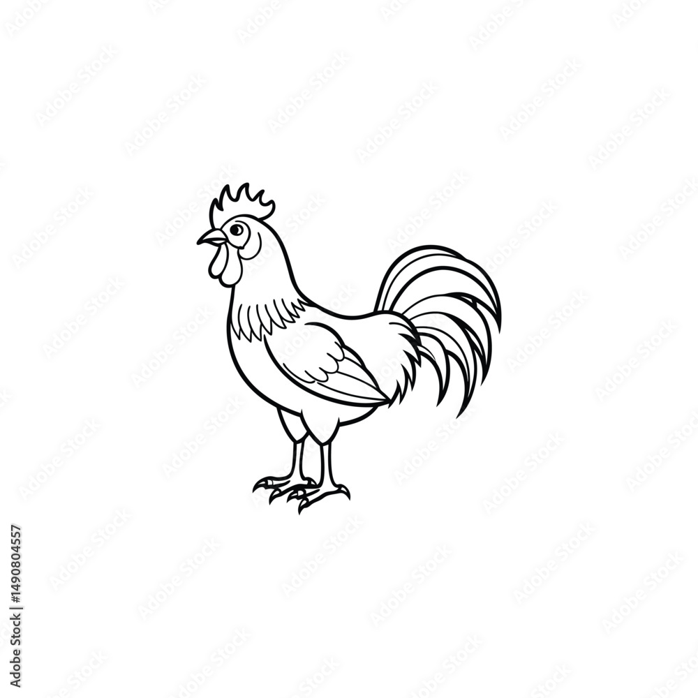 Fototapeta premium rooster