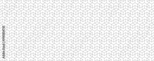 Abstract vector background with a seamless pattern of simple geometric shapes. Stylish vector texture