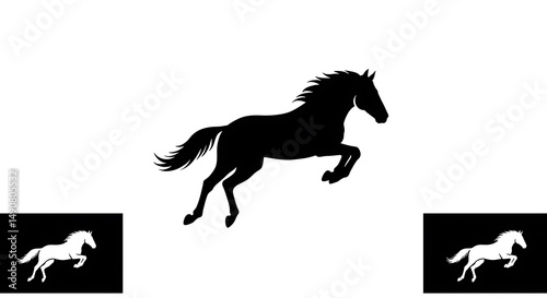 Wallpaper Mural Leaping Silhouette Torontodigital.ca