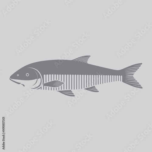 Freshwater Anchovy Line Render