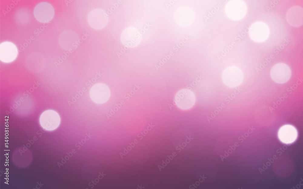 Romantic Pink Bokeh Light Background
Soft and dreamy blur circles in a magenta and violet gradient. Backgrounds decoration