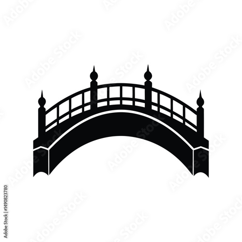 bridge silhouette art