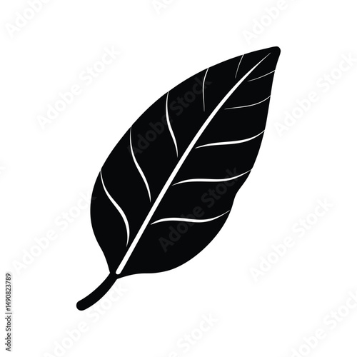 banana leaf silhouette