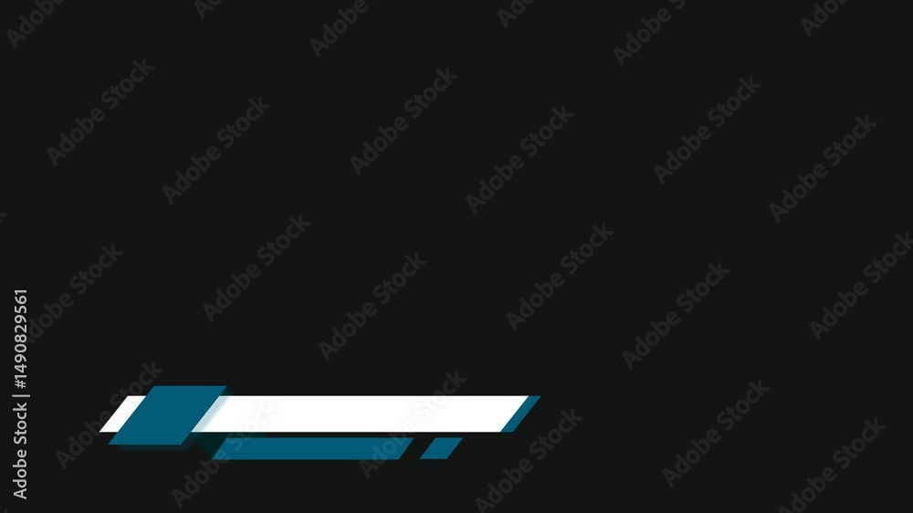  three beautiful diferent color and designed lower third Animation with transparant background