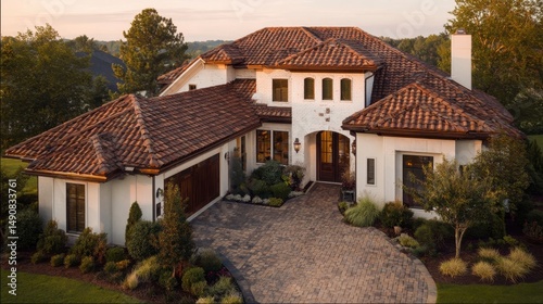 Exterior view of large single family home