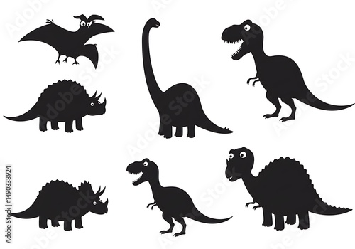 Prehistoric Pals: Silhouette Fun