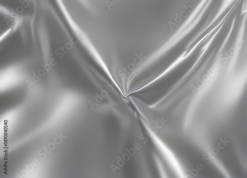 Elegant silver foil backdrop, rich metallic sheen, subtle wrinkles ,  premium, silver foil