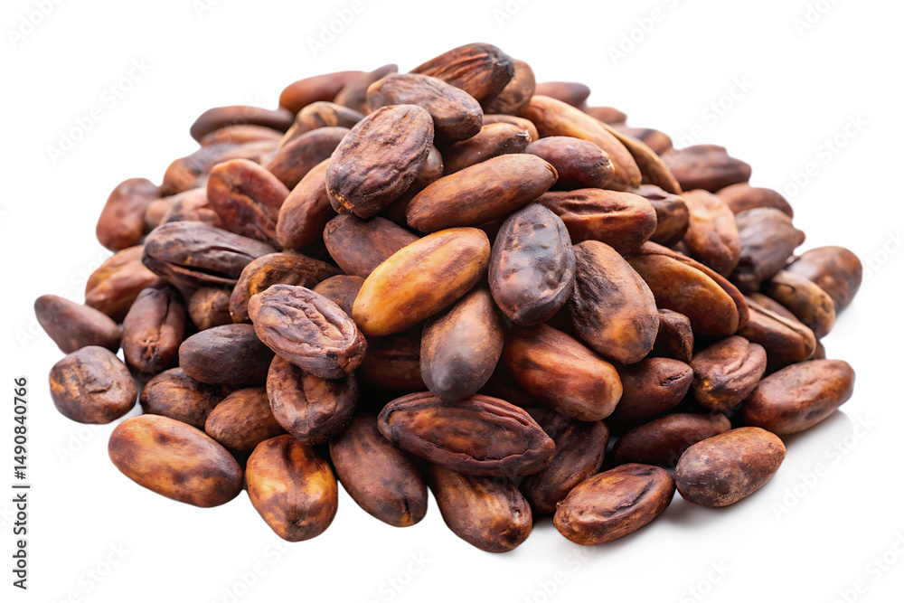 coffee beans on a white background coffee beans on a white background