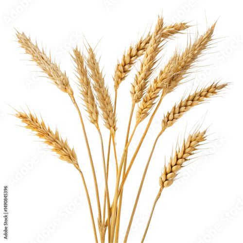 wheat isolated on white background