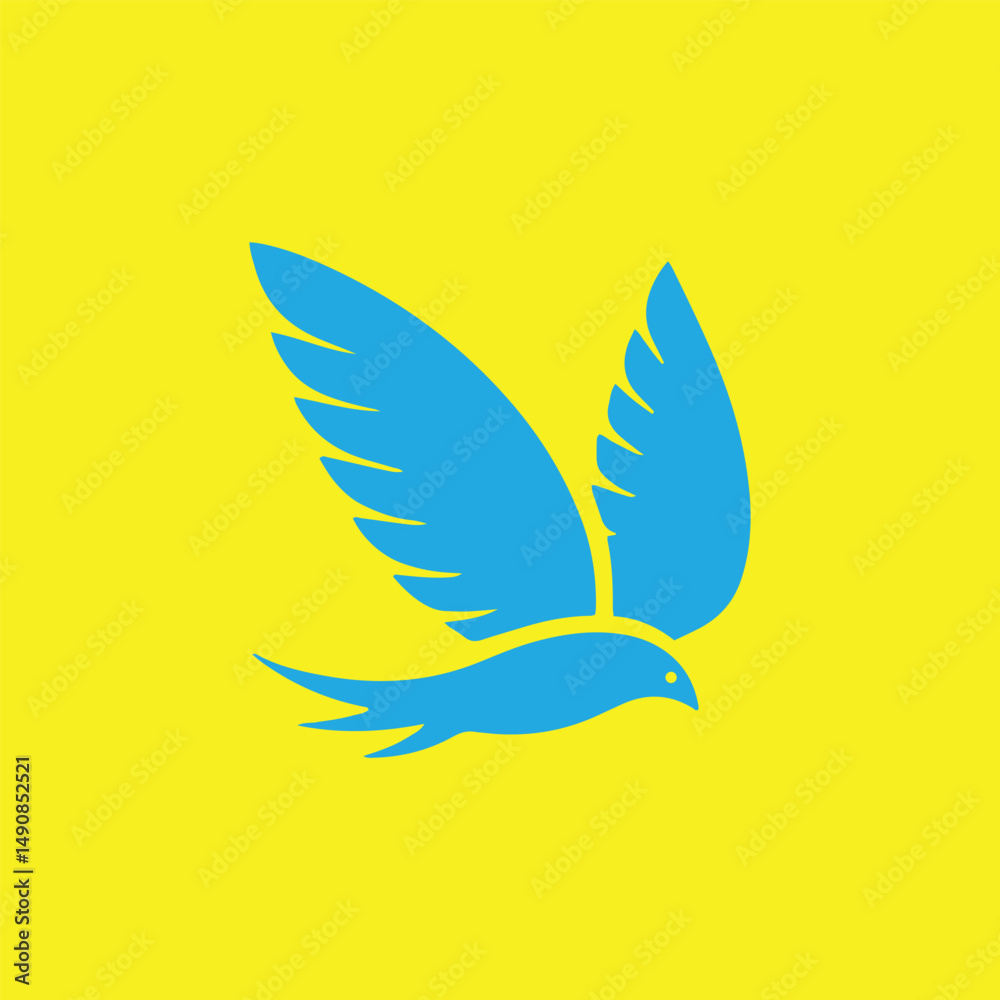 Fototapeta premium bird icon logo silhouette vector