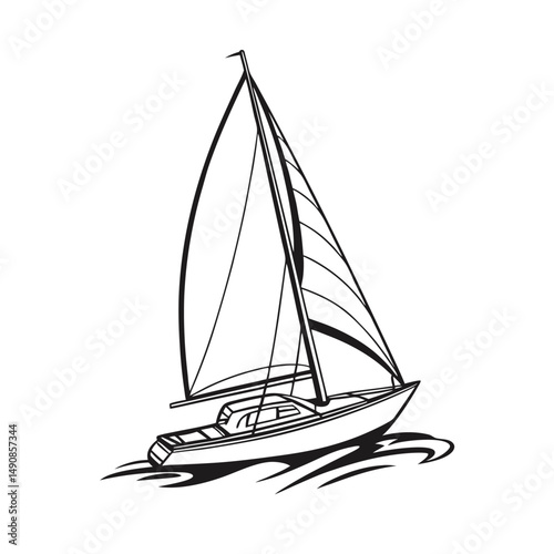 Ship vector art illustration. Ships, boats, cargo, logistics, transportation and shipping icons.  Ship silhouettes vector art illustration. ship logo icon vector.
