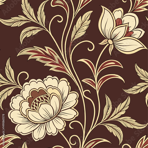 Eye-catching silk fabric scarf pattern 