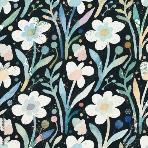 Seamless Floral Pattern design 