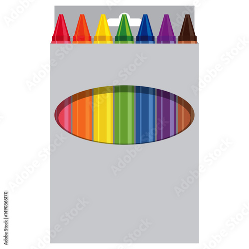 crayons box, Crayons in a Box.