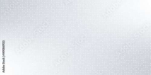 Vector abstract white and gray  background frame of geometric shapes. Circular ornament. Pattern of dots, particles, molecules, fragments. Poster for technology, medicine, presentations, business.