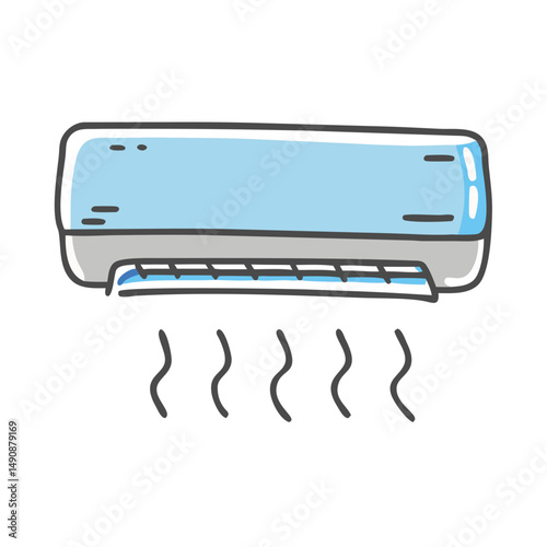 air conditioning icon, air conditioning vector illustration-simple illustration of air conditioning, perfect for air conditioning logos and icons
