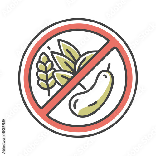 allergen icon, allergen vector illustration-simple illustration of allergen, perfect for allergen logos and icons
