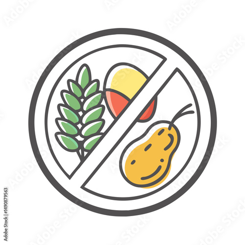allergen icon, allergen vector illustration-simple illustration of allergen, perfect for allergen logos and icons