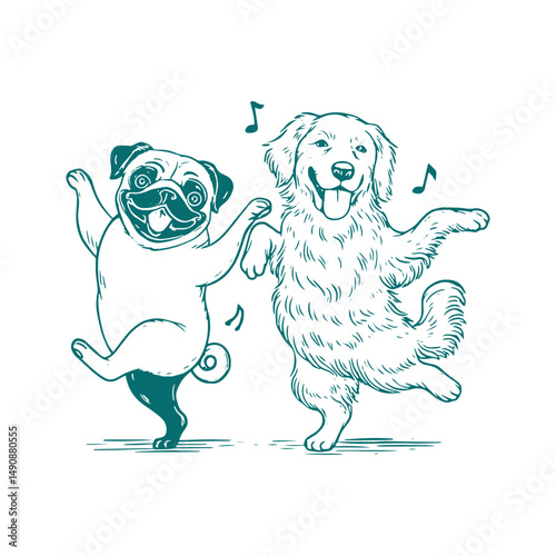 Dancing Goat in Dress